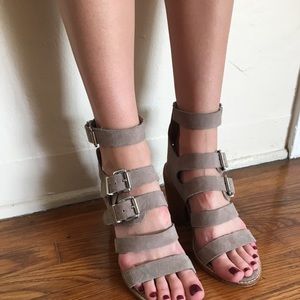 Sol Sana Casper heels in taupe